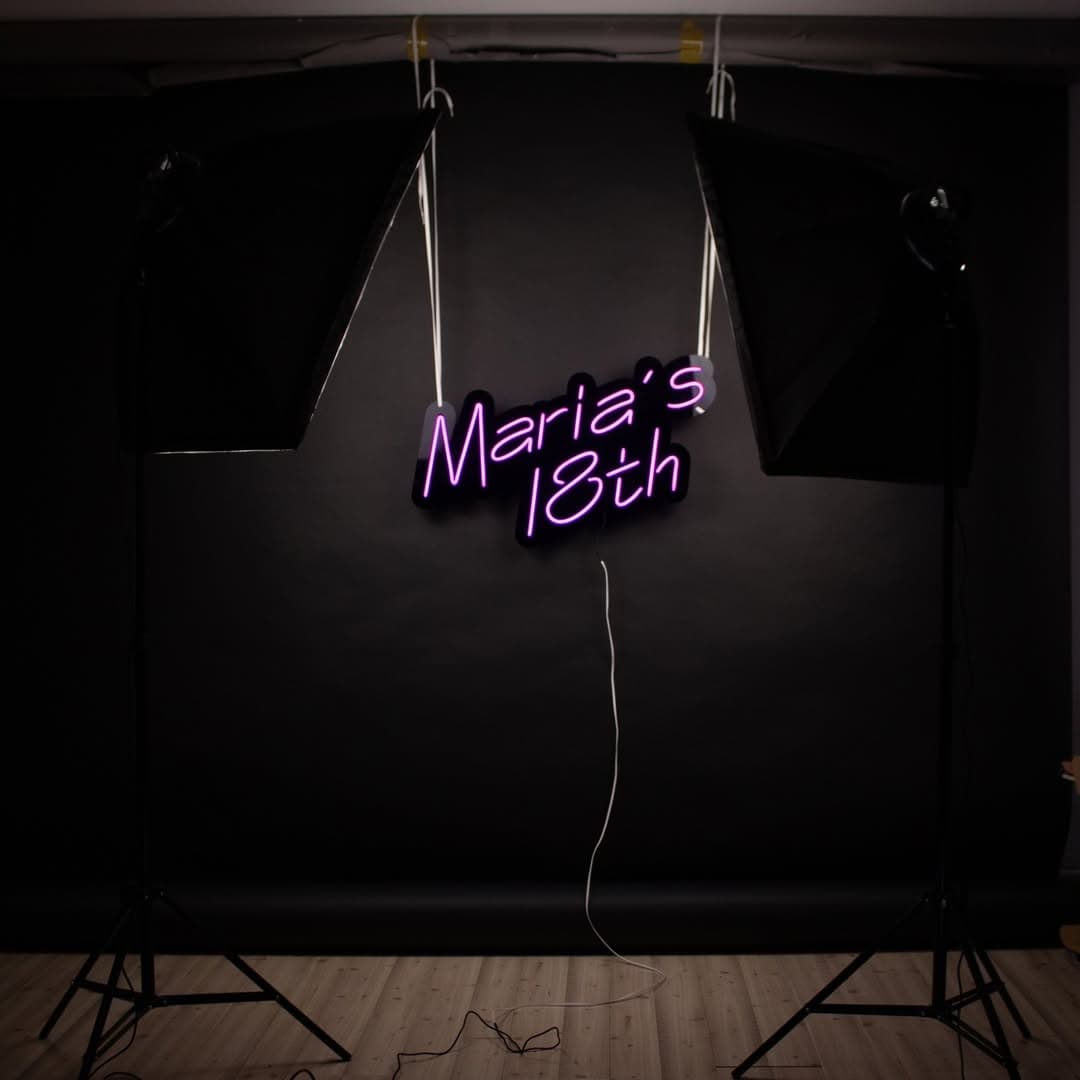 Neon Maria 18 Birthday Party